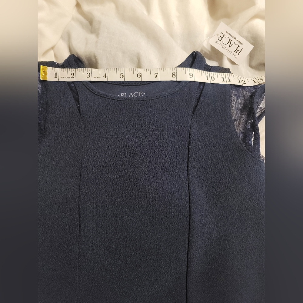 Nwt Lot Of 2 Girls School Uniform Navy Skater Dress Size Large - Picture 9 of 12